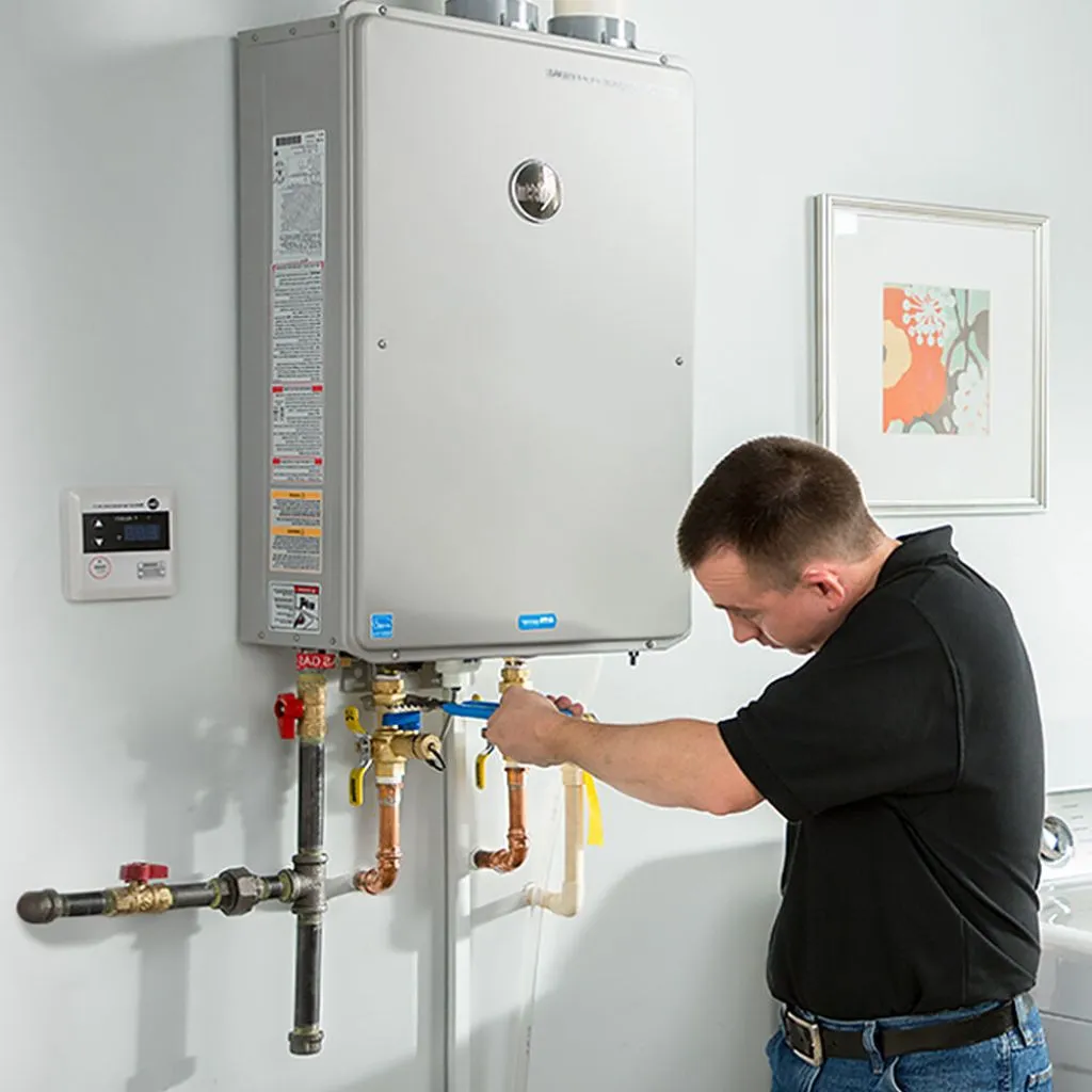 tankless water heater repair in Covington, TX